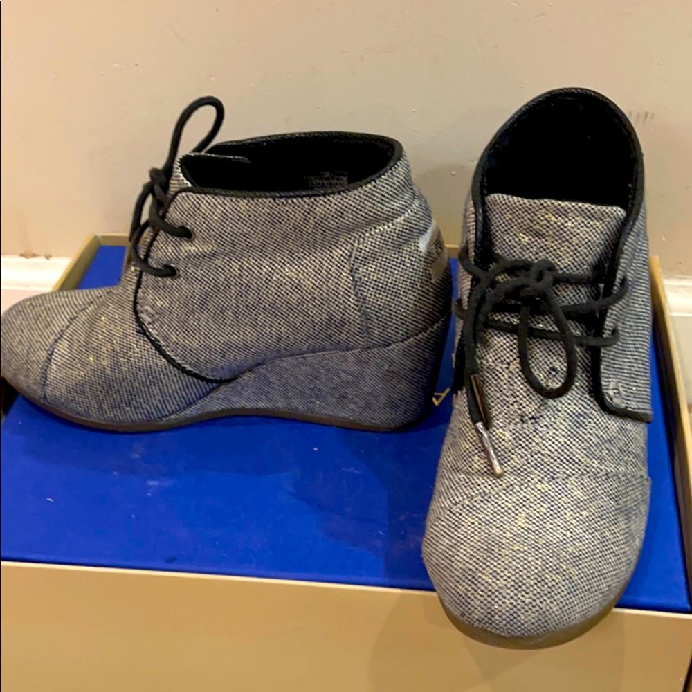 COPY - Toms wedge bootie size 5.5
